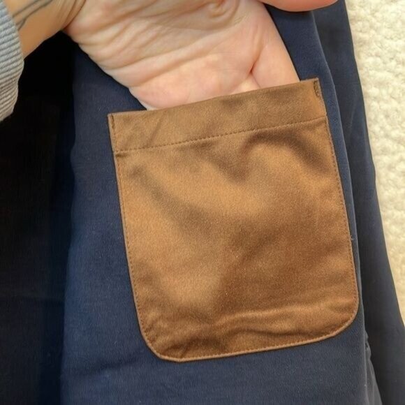 NWT Lands End Mens Ponte Knit Sport Blazer Radiant Navy Size L Large - Picture 6 of 12